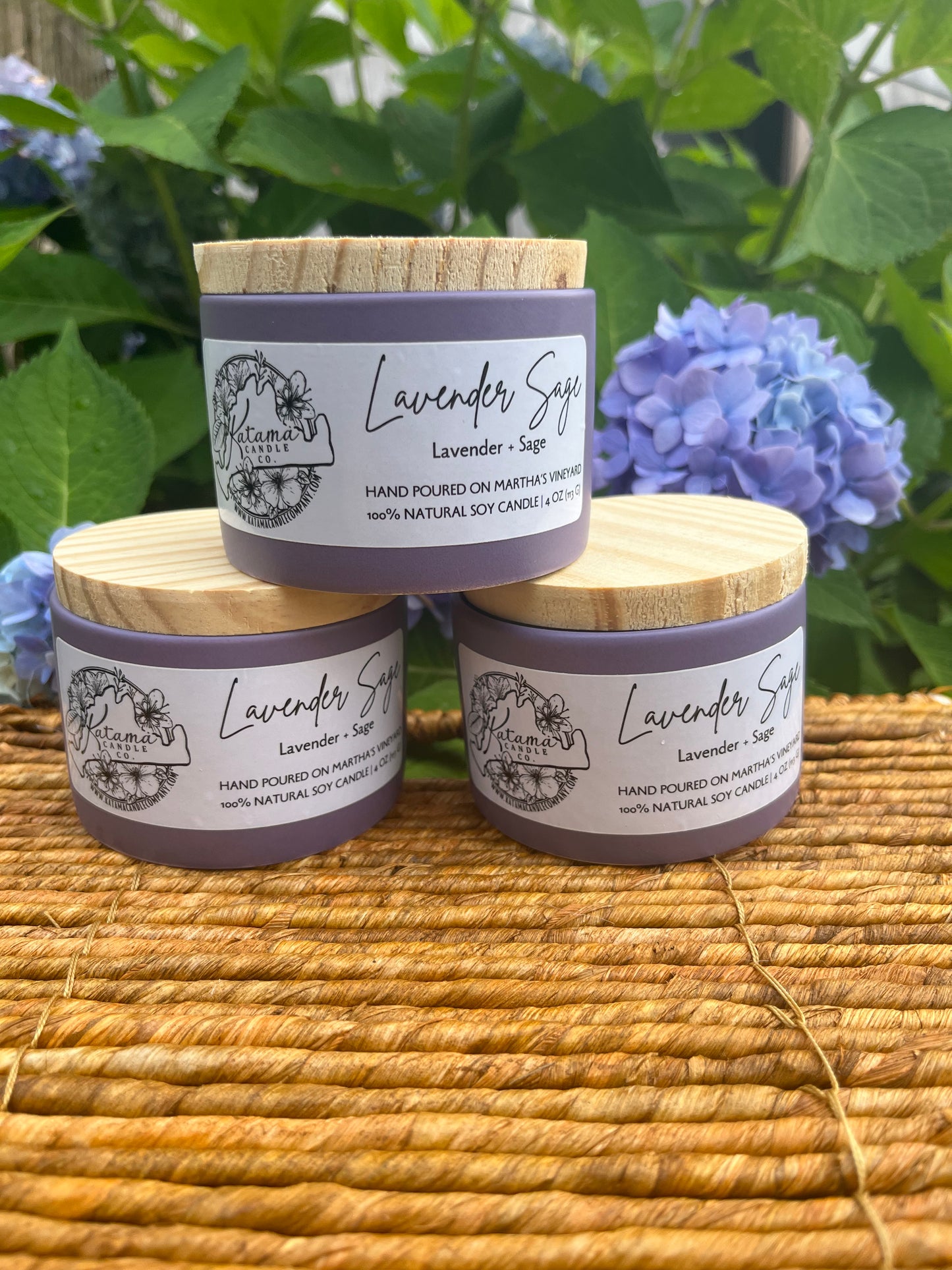 Lavender Sage Soy Candle (4oz)