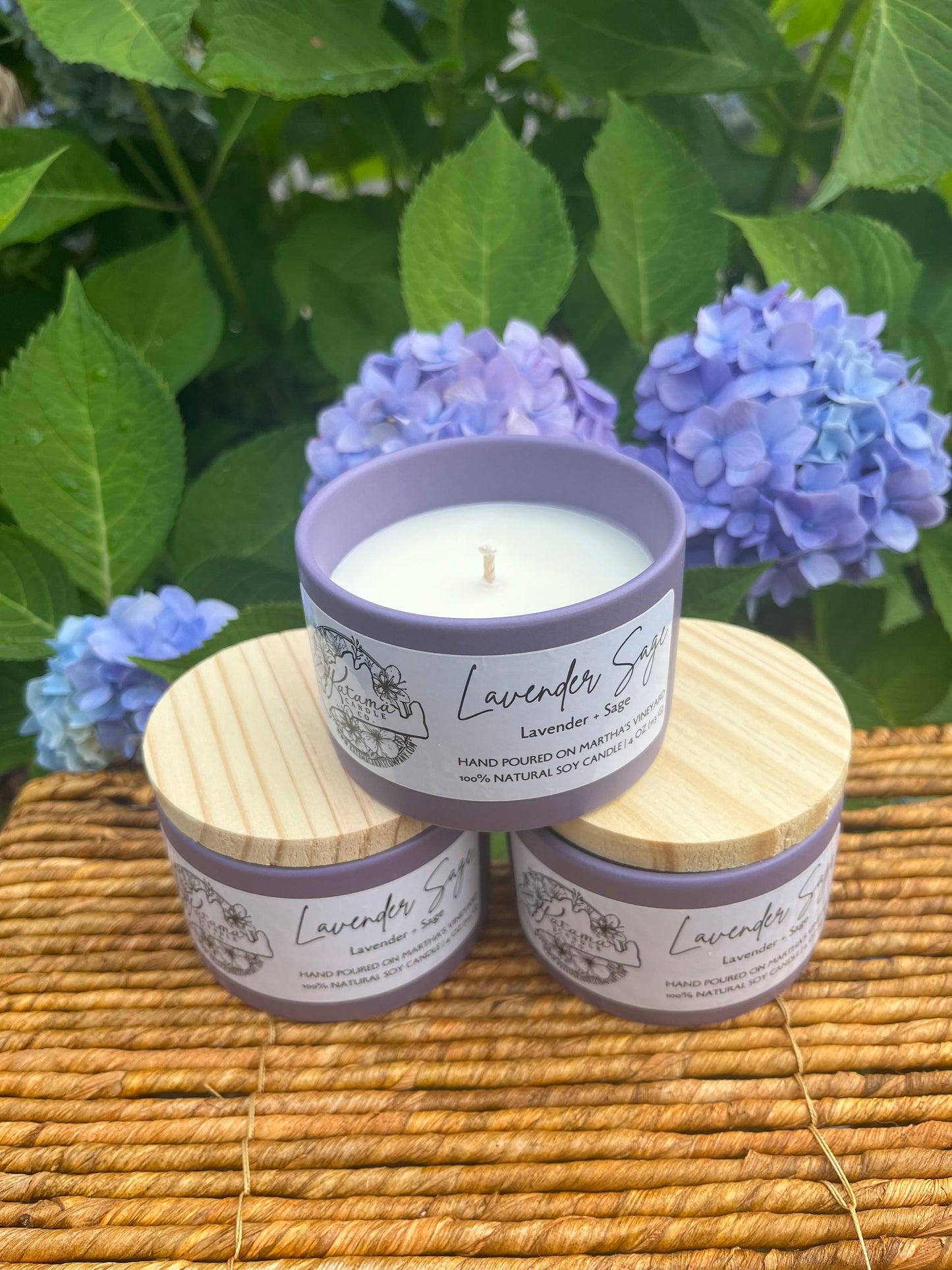 Lavender Sage Soy Candle (4oz)